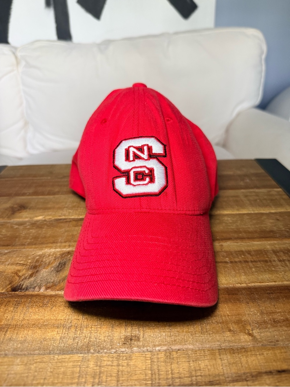 Nike Red NC State Logo Baseball Cap